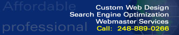 Website design, search engine optimization & webmaster services