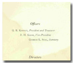 1917 G.R. Kinney Financial Statement