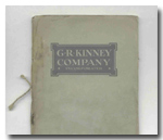 1917 G.R. Kinney Financial Statement cover