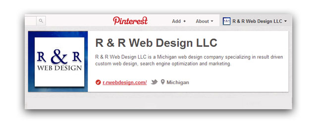 How to verify website address on Pinterest 4