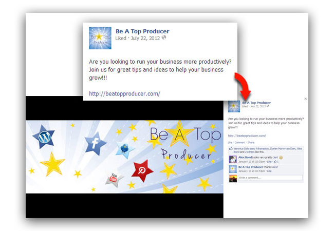 Be a Top Producer's Timeline cover image and call to action