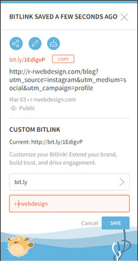 Step 2: Create a Custom URL with Bitly