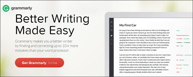 Grammarly Writing Tool